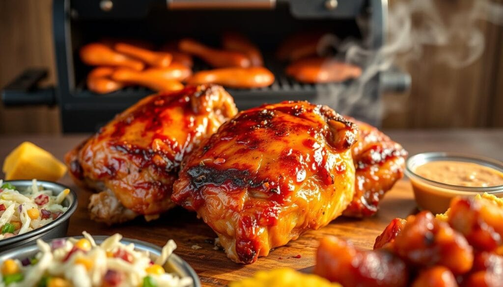 Smoking Chicken Thighs