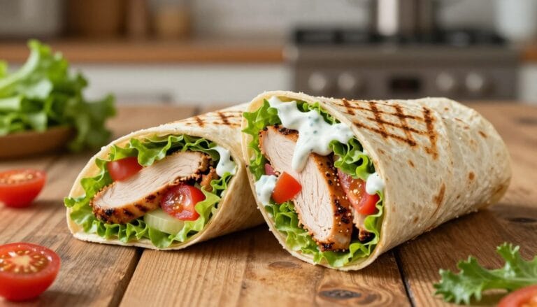 grilled chicken wrap