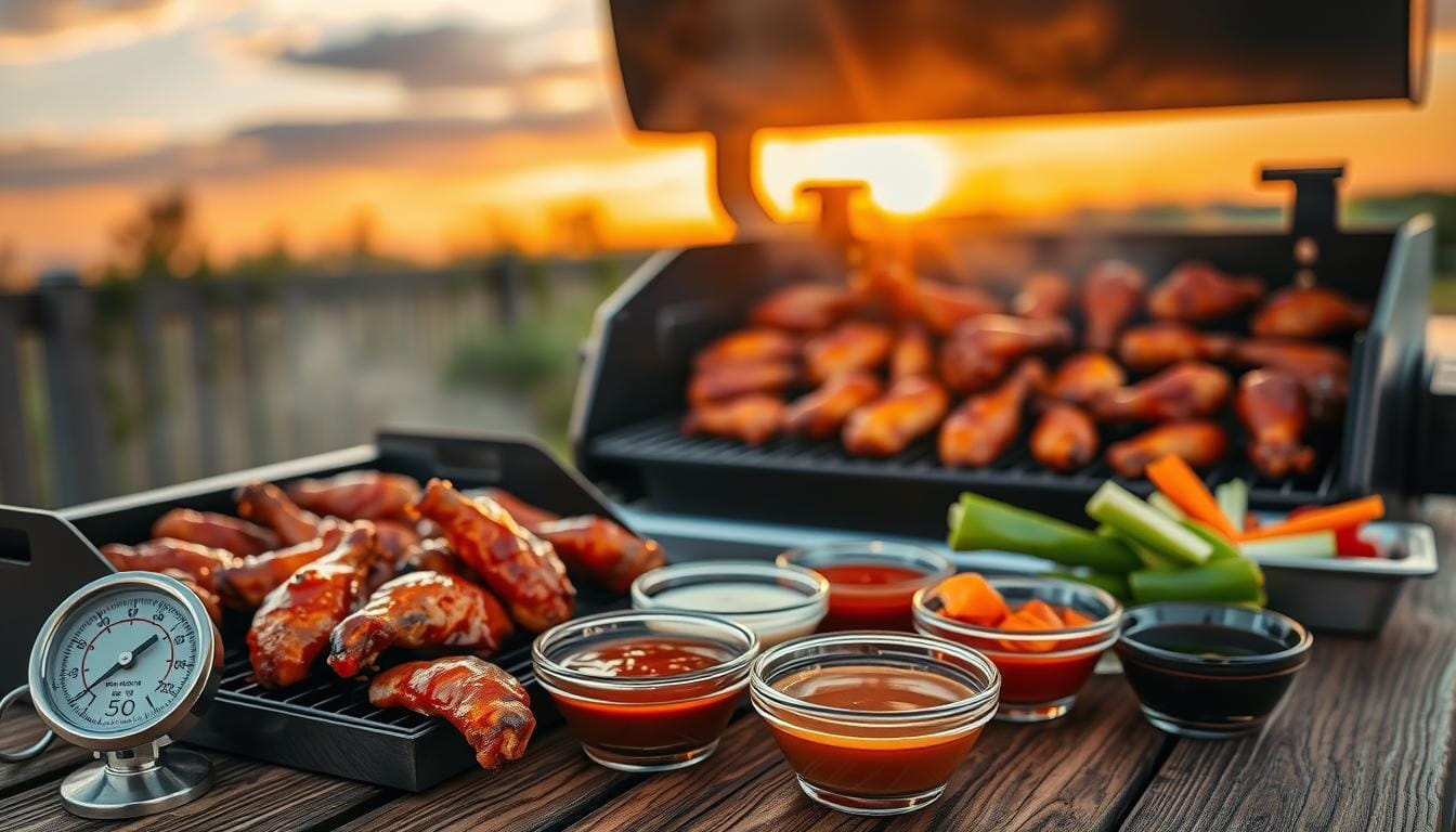 how long to grill chicken wings