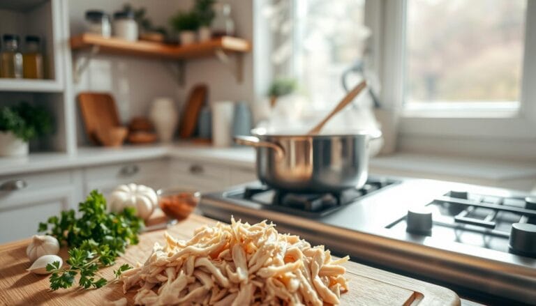 how to cook shredded chicken