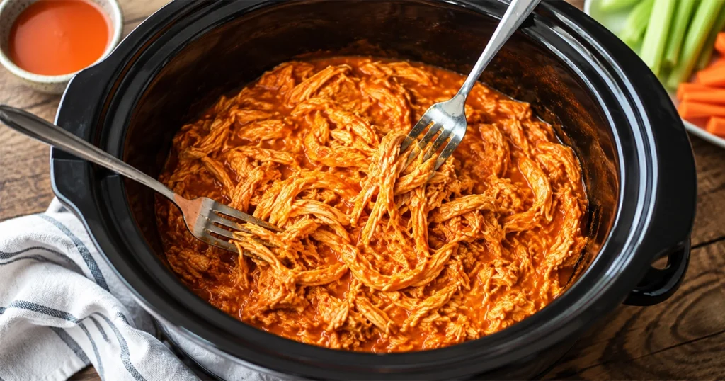 slow cooker buffalo chicken