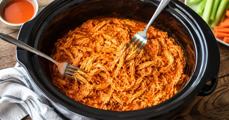 slow cooker buffalo chicken