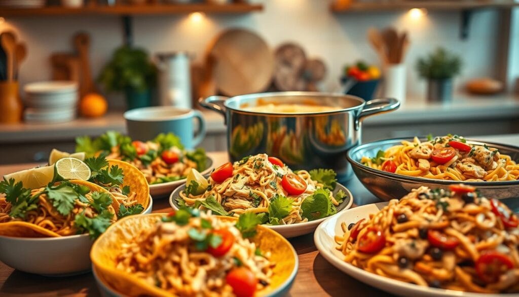 what to make with shredded chicken