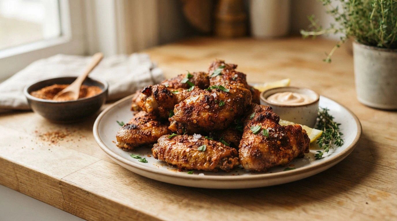 Crispy-chicken-wings-with-homemade-chicken-wing-seasoning
