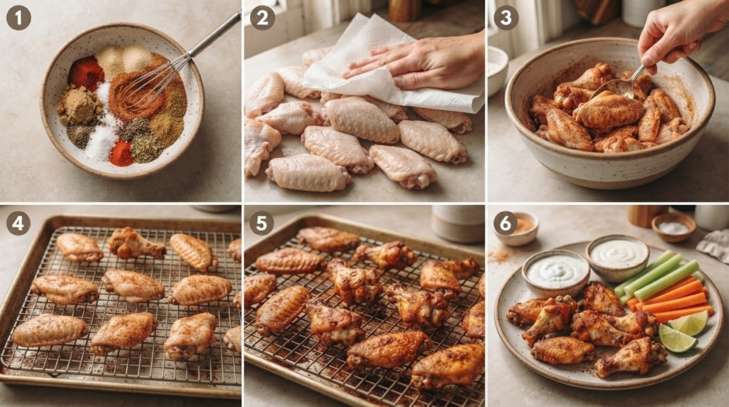 Step-by-step homemade chicken wing seasoning recipe